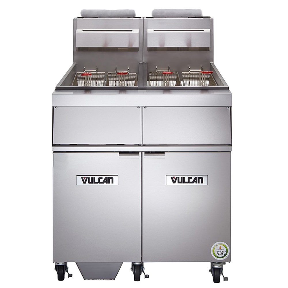 207-2GR85MFLP Gas Fryer - (2) 90 lb Vats, Floor Model, Liquid Propane