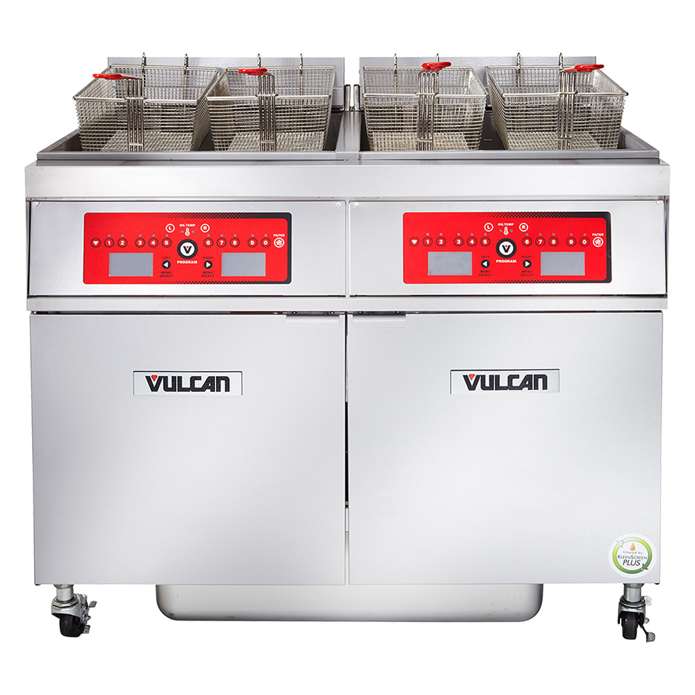 207-4ER50AF Electric Fryer - (4) 50 lb Vats, Floor Model, 208v/3ph