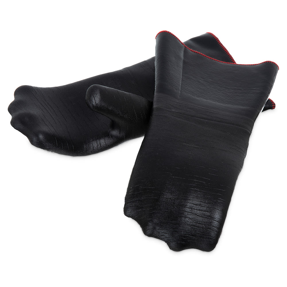 094-6786RMTXL 17" Conventional Oven Mitt - Neoprene, Black