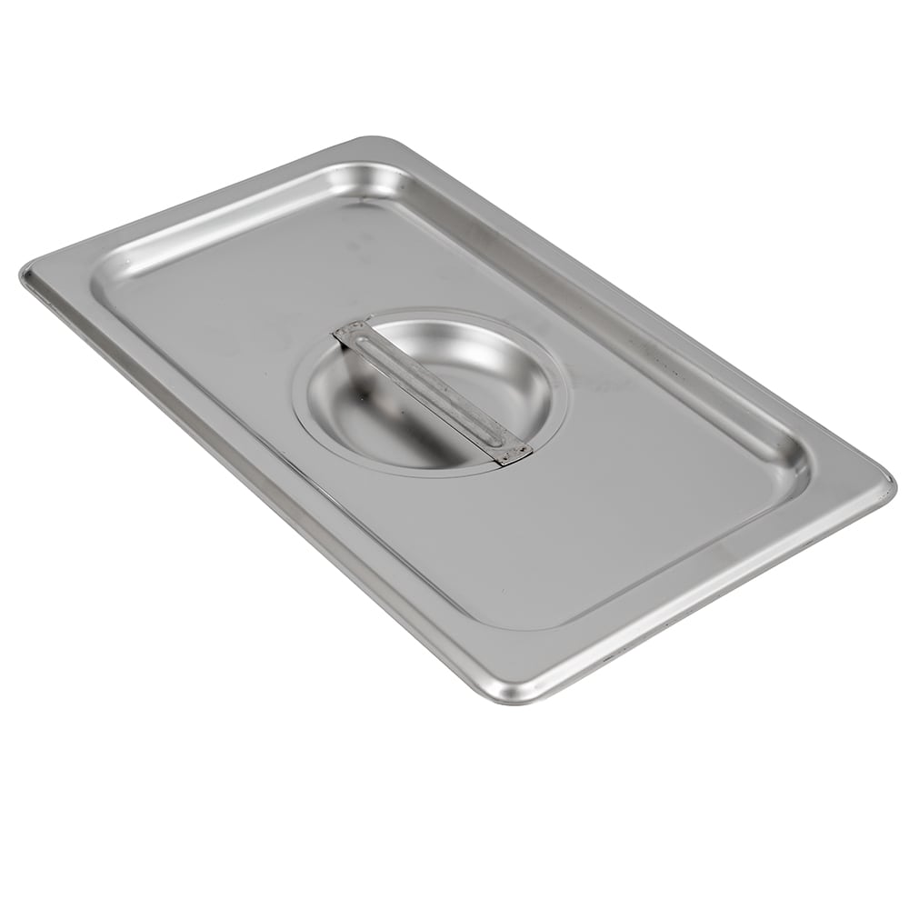Browne 575558 Fourth-Size Steam Pan Cover, Stainless