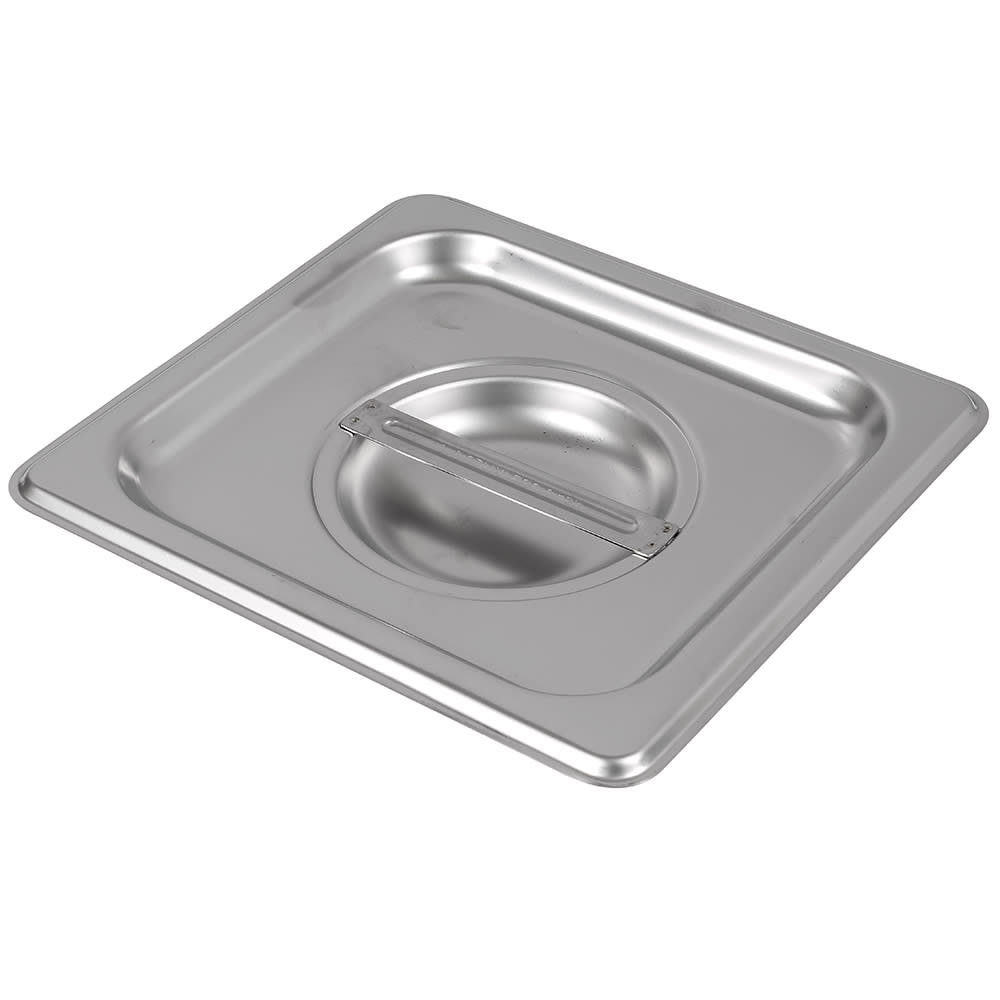Browne 575568 Sixth-Size Steam Pan Cover, Stainless