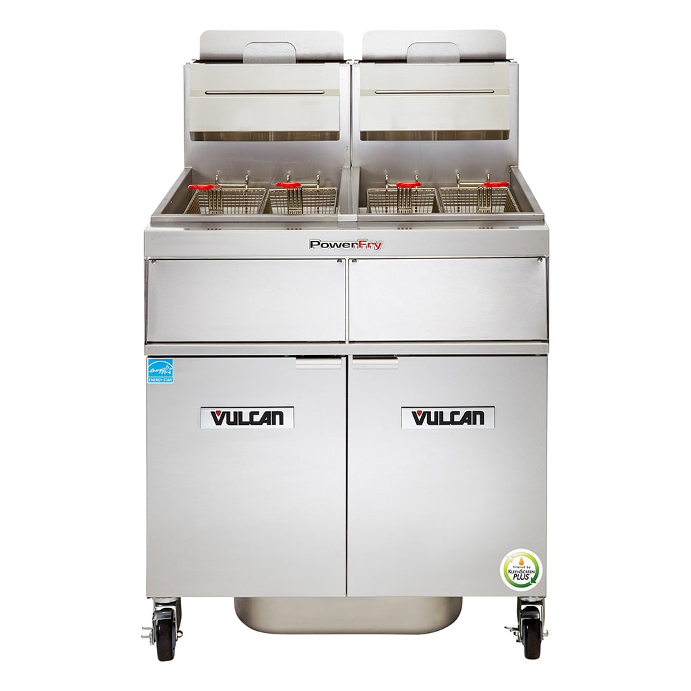207-2TR65DFNG Gas Fryer - (2) 70 lb Vats, Floor Model, Natural Gas