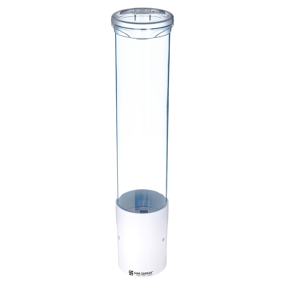 094-C4180TBLW Water Cup Dispenser, Cone Cup & Flat Bottom Cups, 16" Tube