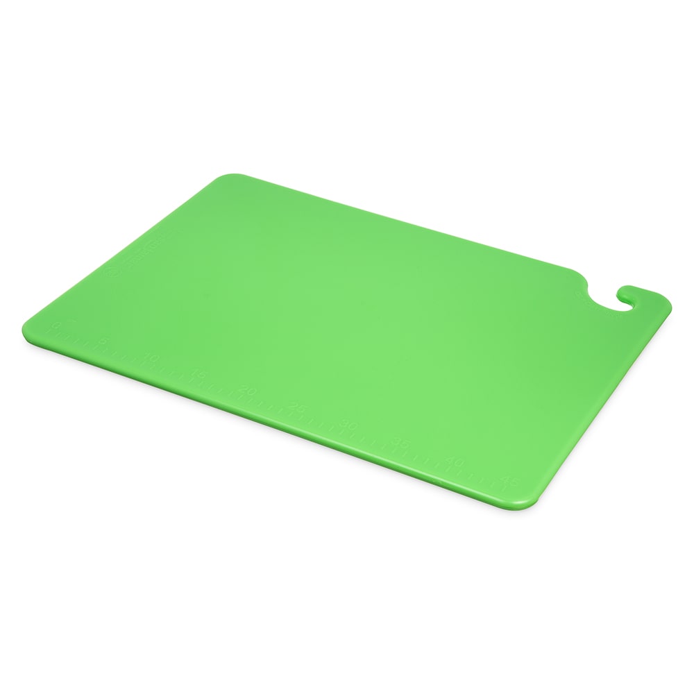 094-CB152012GN Cut-N-Carry Cutting Board, 15 x 20 x 1/2 in, NSF, Green