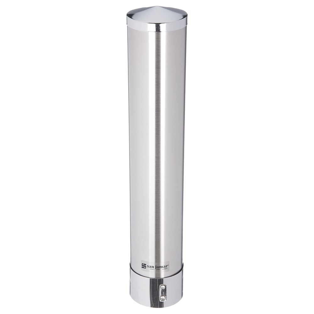 094-C3000PSS Water Cup Dispenser, Pull Type, 1 3/4 to 4 1/2 oz, Satin SS