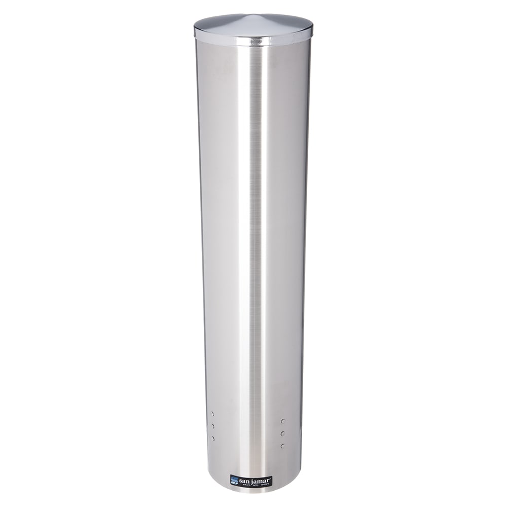 094-C4500PF Pull Type Foam Beverage Cup Dispenser, 32 46 oz, SS