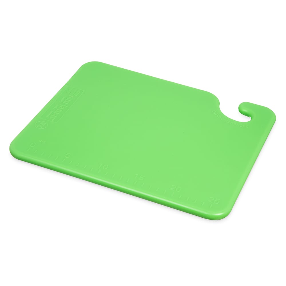 094-CB101212GN Cut-N-Carry Cutting Board, 10 x 12 x 1/2 in, NSF, Green