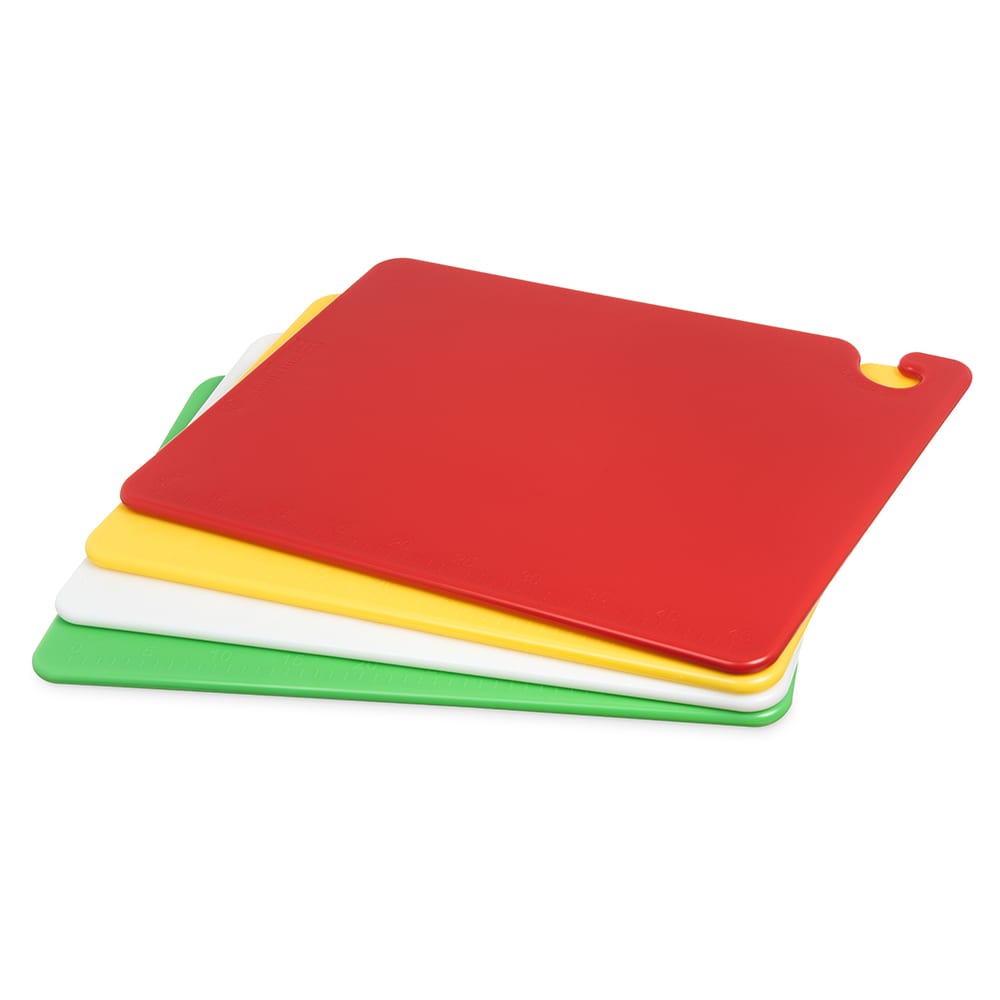 San Jamar CB1520QS Cut-N-Carry® Cutting Board Set w/ (4) Boards