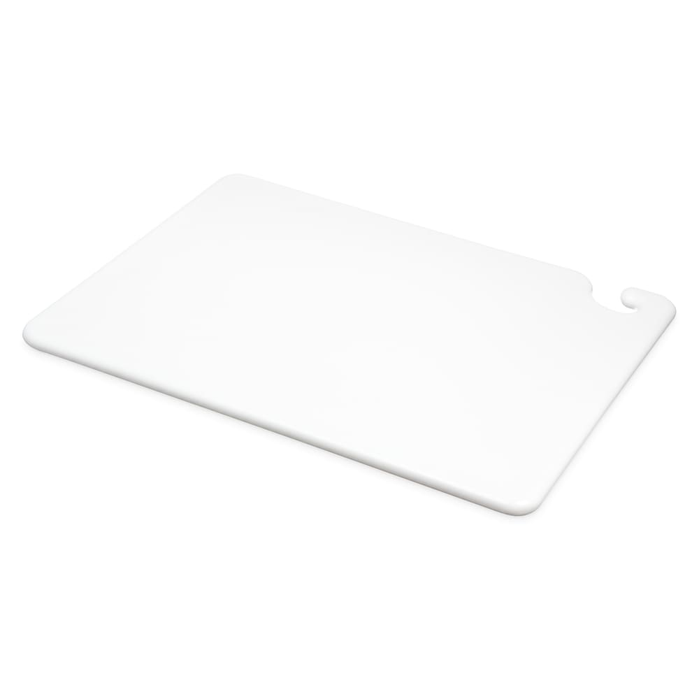 094-CB152034WH Cut-N-Carry Cutting Board, 15 x 20 x 3/4 in, NSF, White