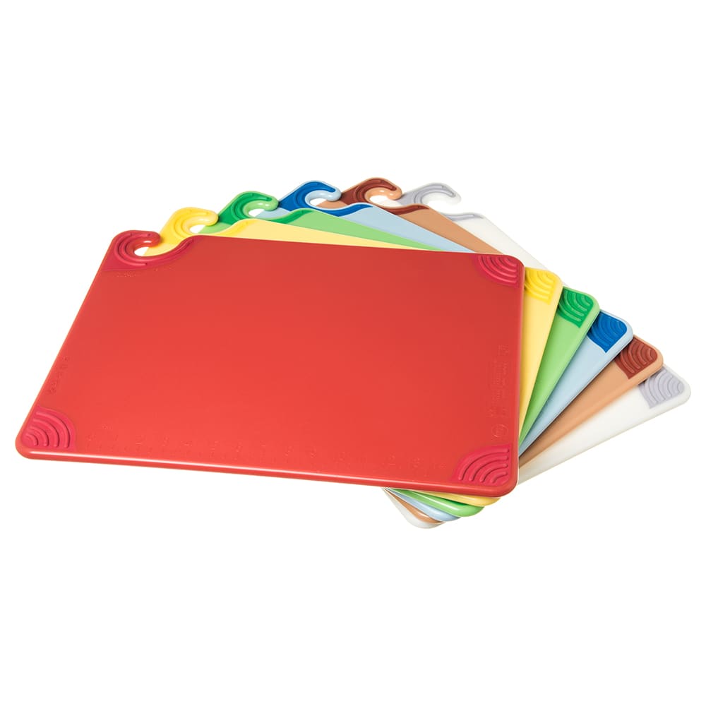 094-CBG1520KC Saf-T-Grip® Cutting Board Set w/ (6) Boards - 15" x 20", Assorted Colors