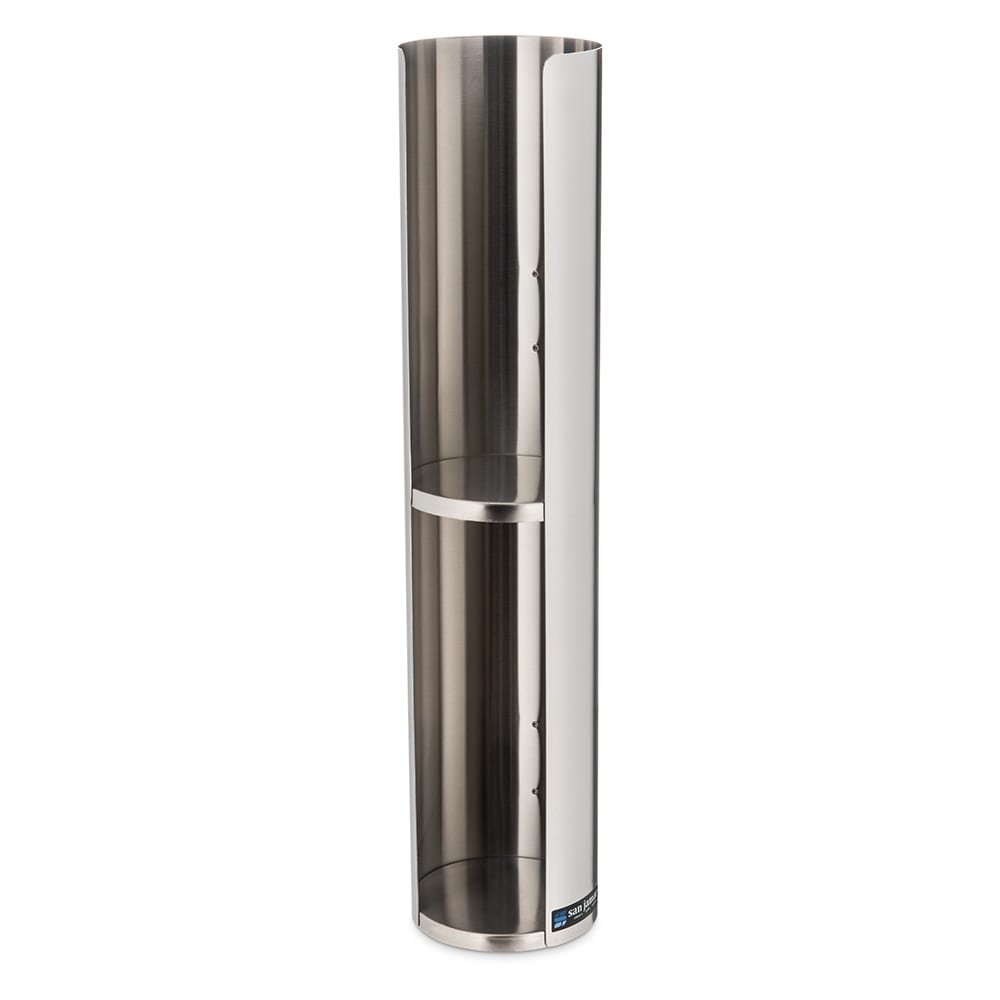 094-L3502 Lid Dispense 1 Sleeve For 12 46 oz Lids, Stainless
