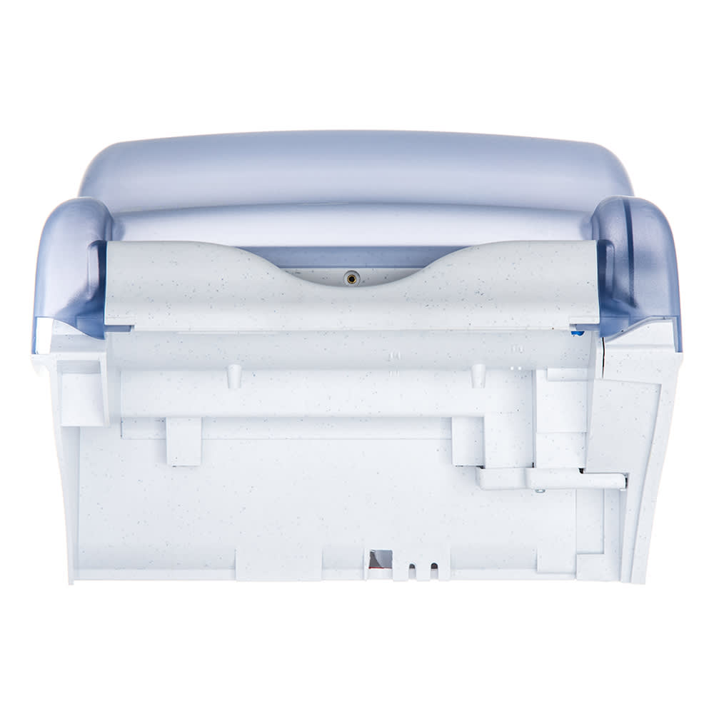 San Jamar T8400TBL Smart Essence Classic Electronic Towel Dispenser -  Arctic Blue