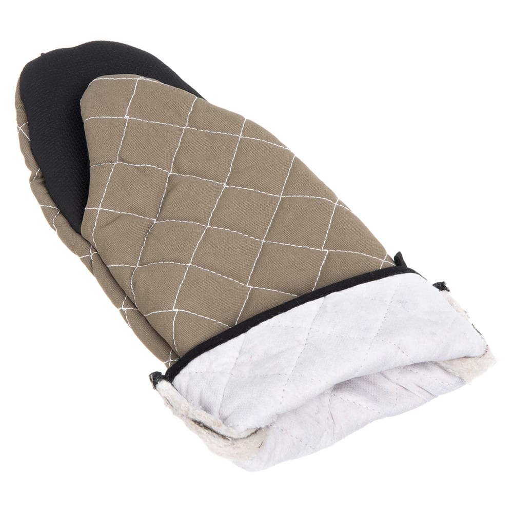 San Jamar 810PM17 17" Puppet Oven Mitt Neoprene, Tan