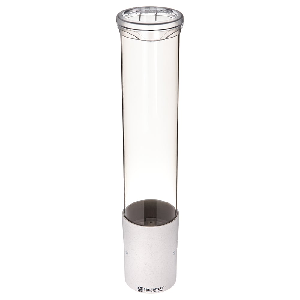 094-C4180TBR Small Pull-Type Water Cup Dispenser w/ Throat, Cone 3 4 1/2 oz, Trans Bronze