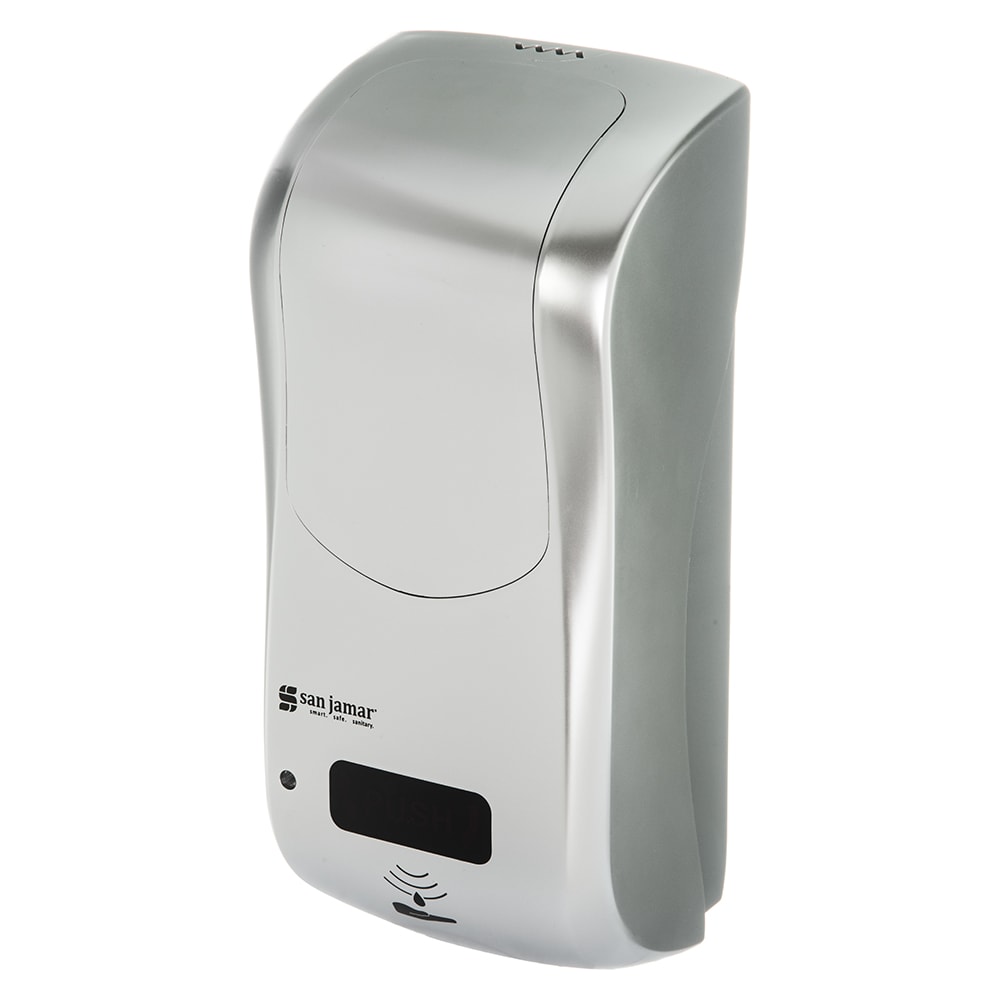 094-SHF970SS Wall Mount Touch Free Foam Soap Dispenser - 5 3/4" x 12 1/4", Stainless
