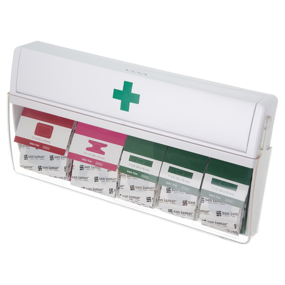 094-MKBD100 Wall-Mount Mani-Kare Bandage Dispenser w/ Patch, Knuckle, & Strip Bandages