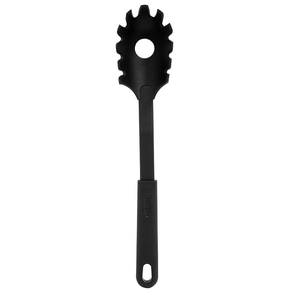 370-NKU06 12 1/8" Nylon Spaghetti Server - Black