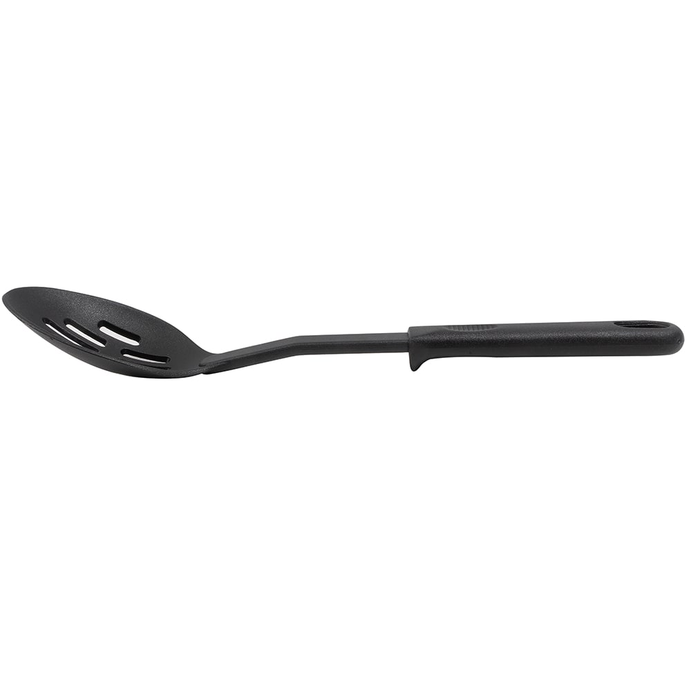 Winco NC-SL2 Black Nylon 12 Slotted Spoon
