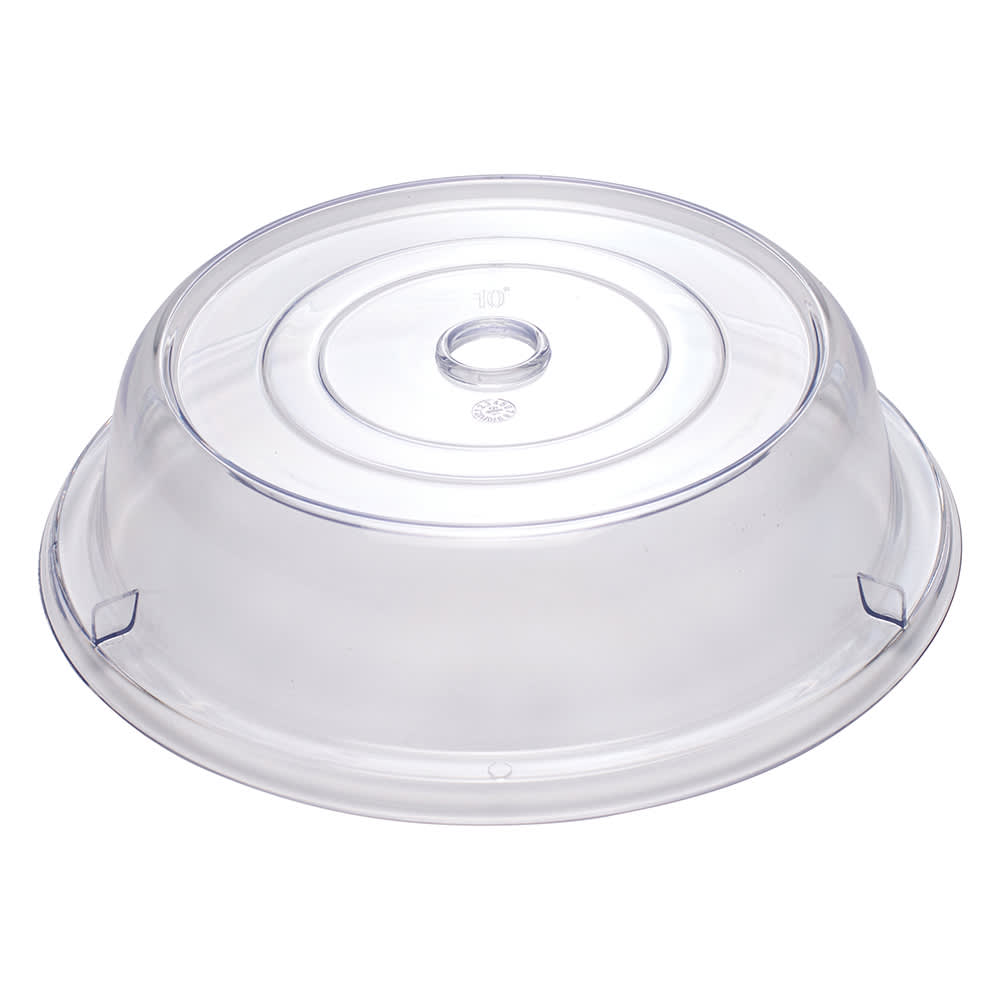 080-PPCR10 10" Plate Cover - 2 1/2"H, Polycarbonate, Clear