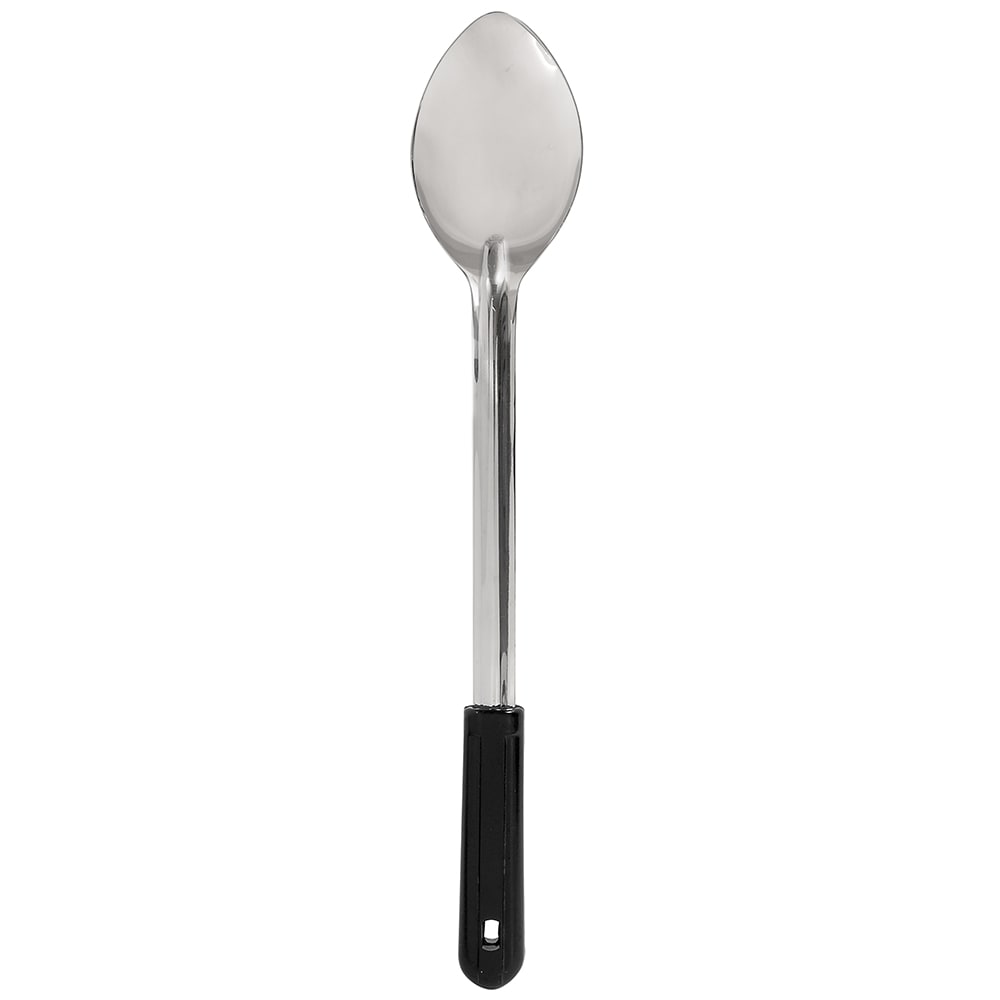 080-BSOB15 15" Solid Basting Spoon w/ Black Bakelite Handle, Stainless