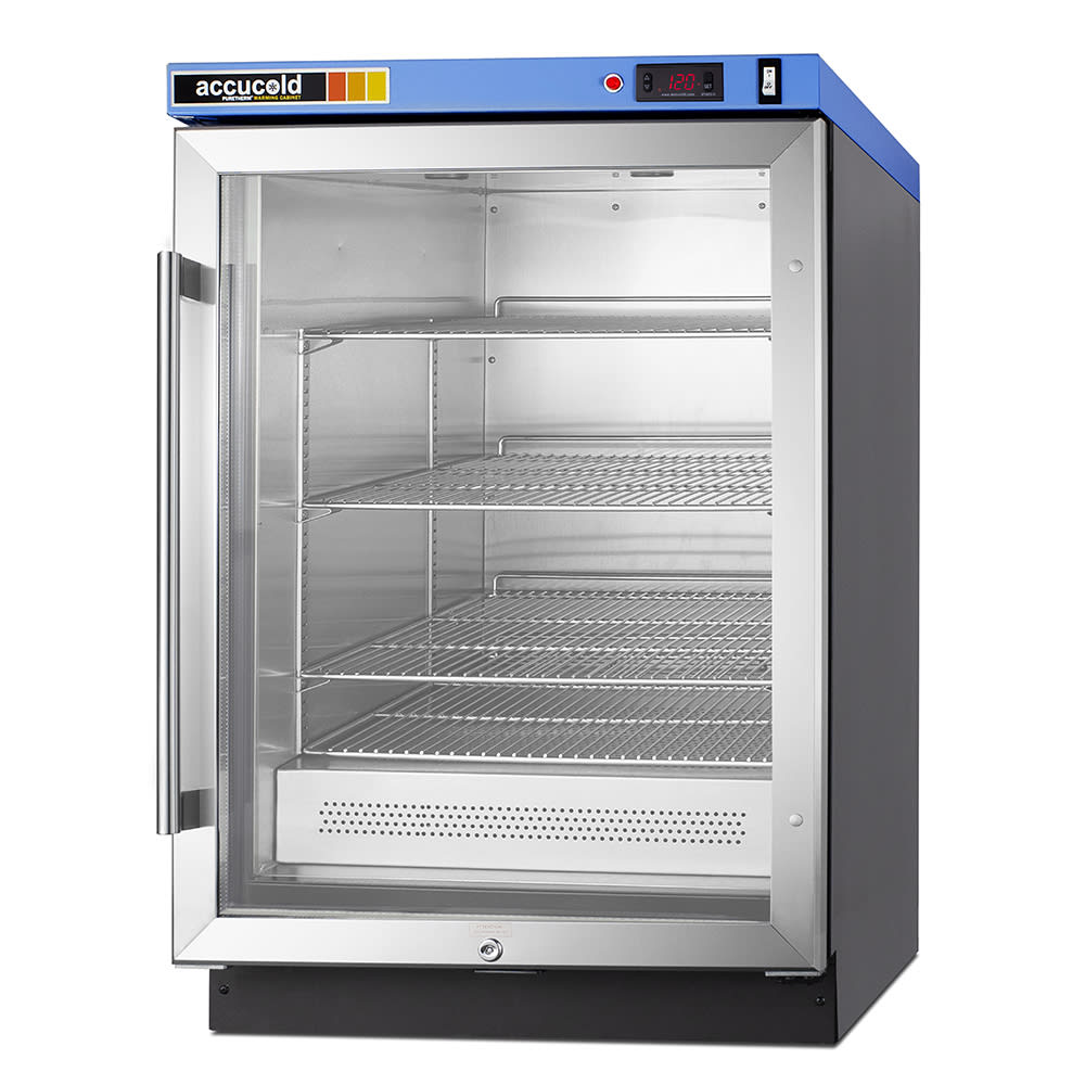 162-PTHC65G 4 1/2 cu ft Reach In Blanket Warmer - Locking, Black, 115v