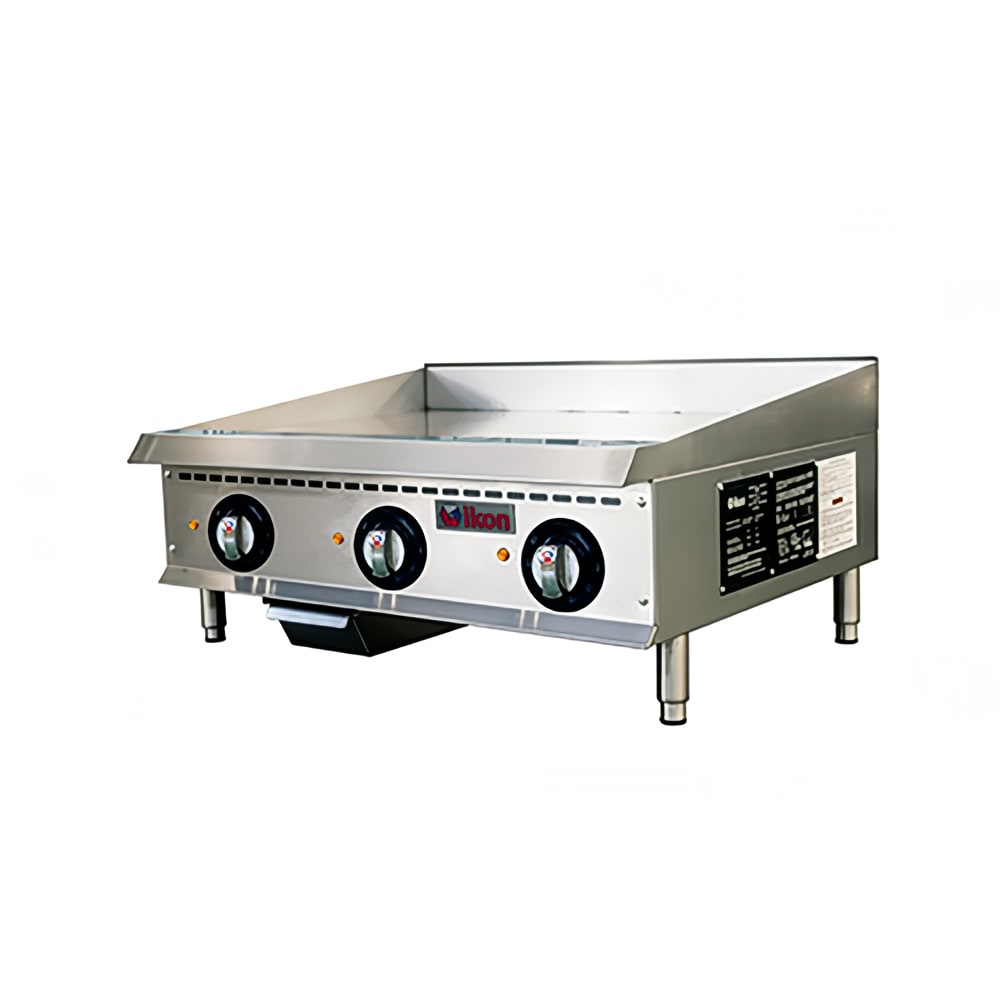 IKON ITG-36E 36" Electric Griddle w/ Thermostatic Controls - 1" Steel Plate, 240v/1ph