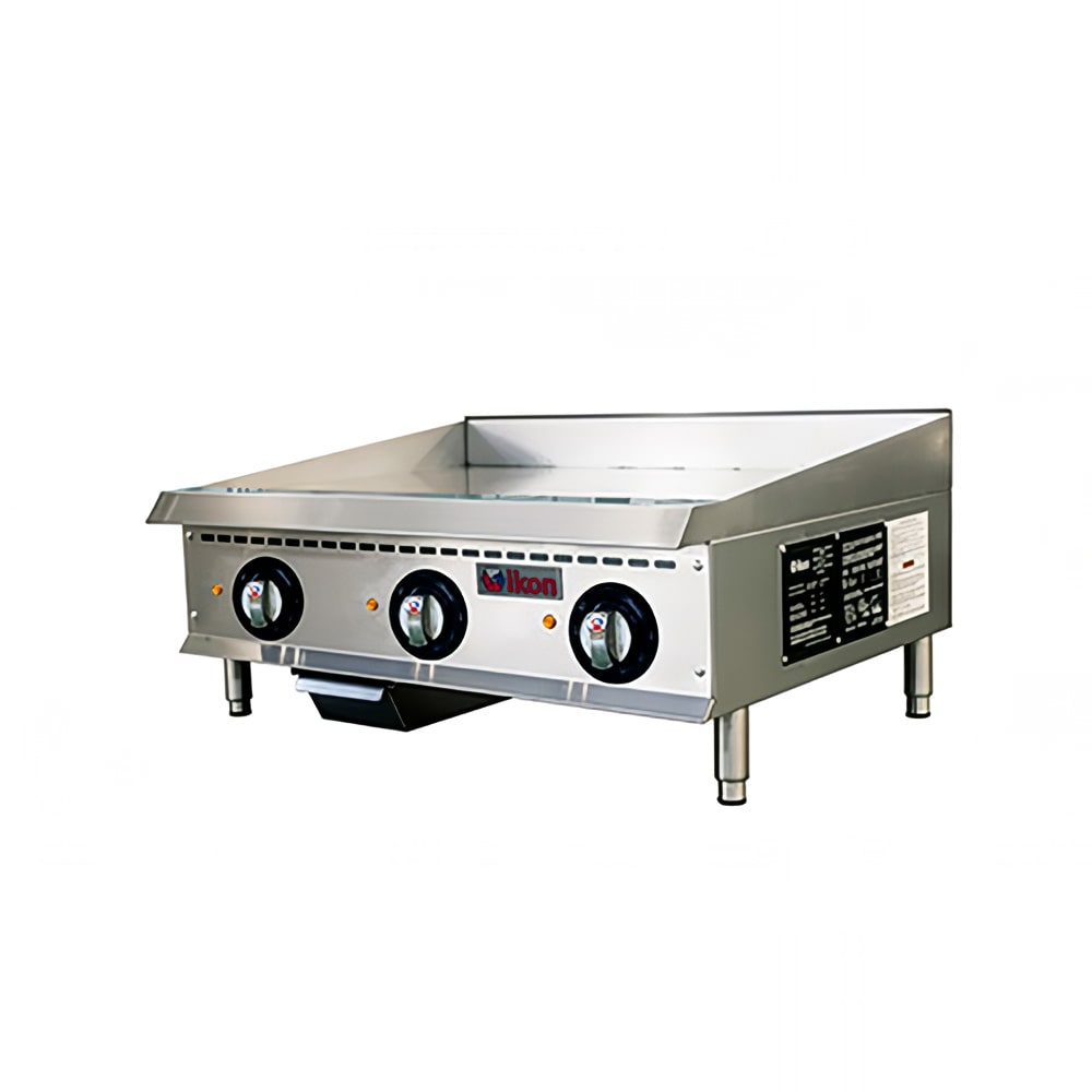 IKON ITG-36E 36" Electric Griddle w/ Thermostatic Controls - 1" Steel Plate, 208v/1ph