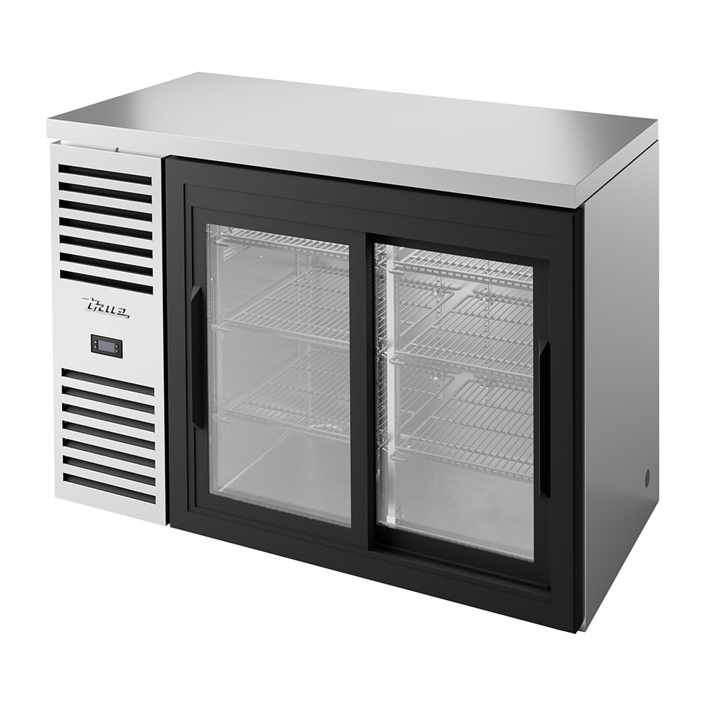 598-TBR48RISZ1LS111 48" Bar Refrigerator - Sliding Glass Doors, Stainless, 115v