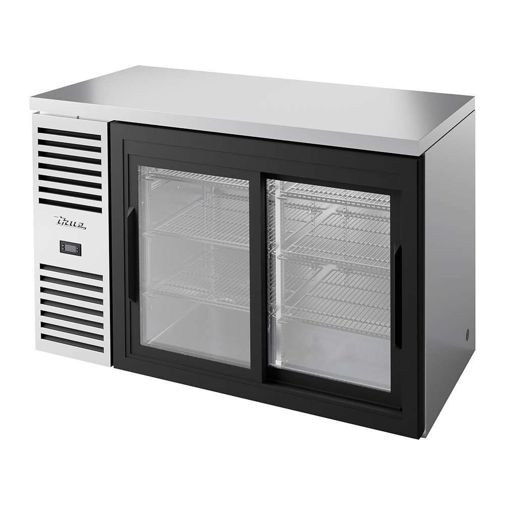 598-TBR52RISZ1LS111 52" Bar Refrigerator - Sliding Glass Doors, Stainless, 115v