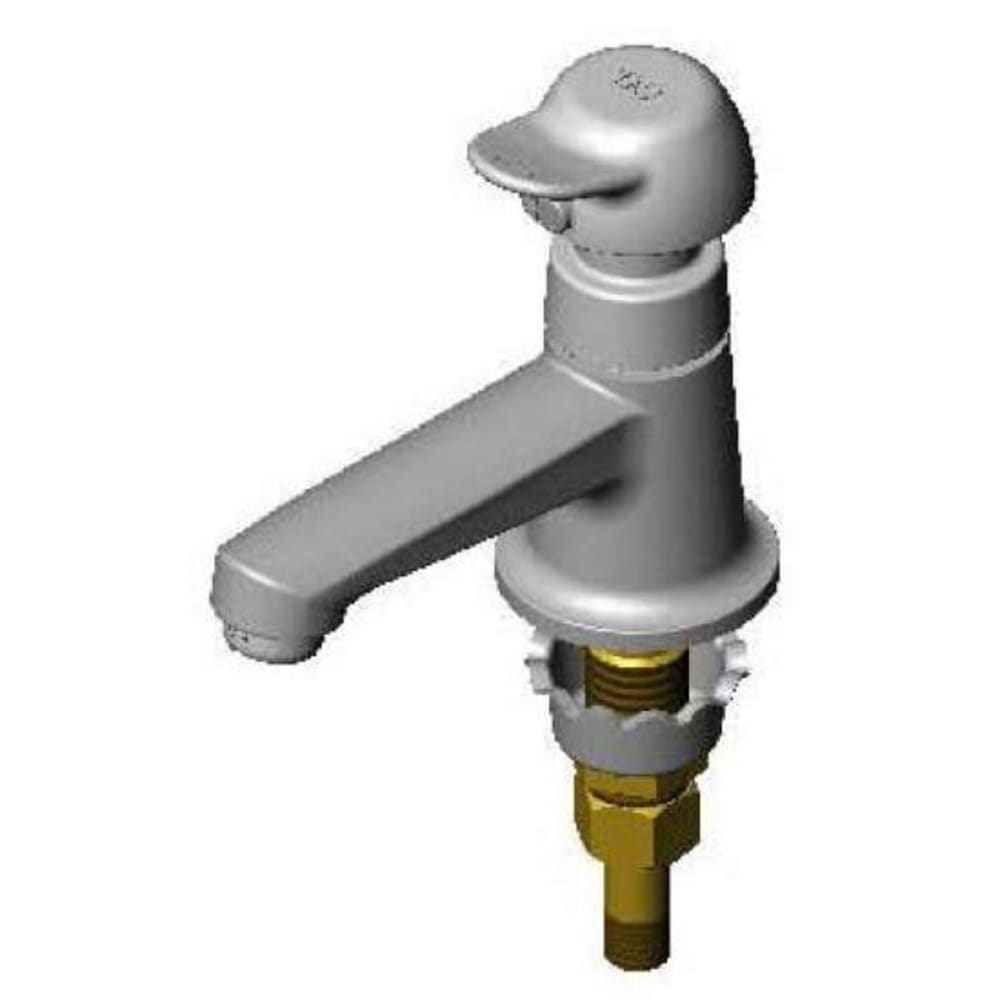 064-B0712PA Deck Mount Metering Sill Faucet w/ Pivot Action Handle