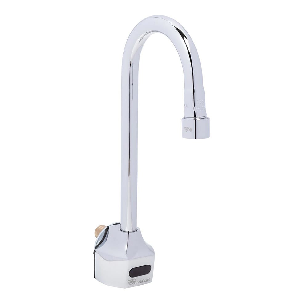 064-EC3101TMV Wall Mount Electronic Faucet - Single Hole, Rigid Gooseneck, 100-240v/1ph