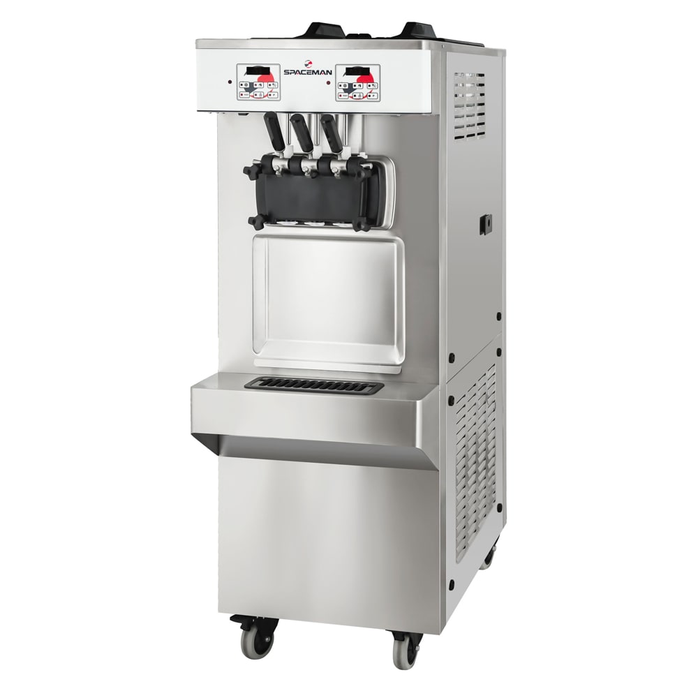 Spaceman 6378A-C Soft Serve Ice Cream Machine w/ (2) 10 3/4 qt Flavor Hoppers, 208 230v, 1ph