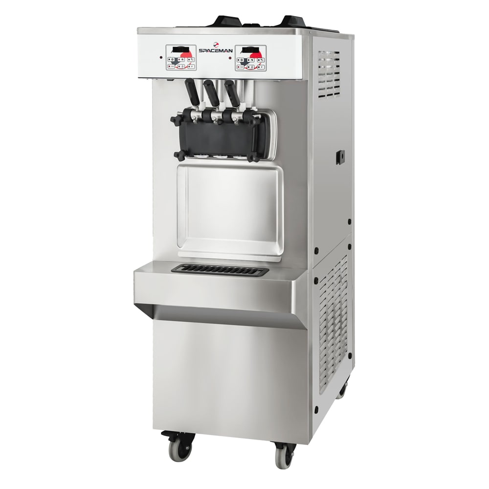 834-6378H Soft Serve Ice Cream Machine w/ Two 20 qt Flavor Hoppers, 208-230v/3ph