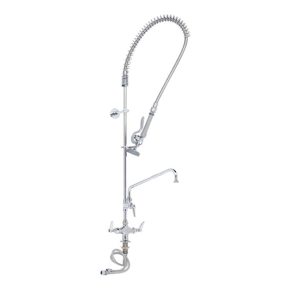 064-B0113ADF12B Deck Mount Pre Rinse Unit w/ 44" Hose & 12" Add On Faucet