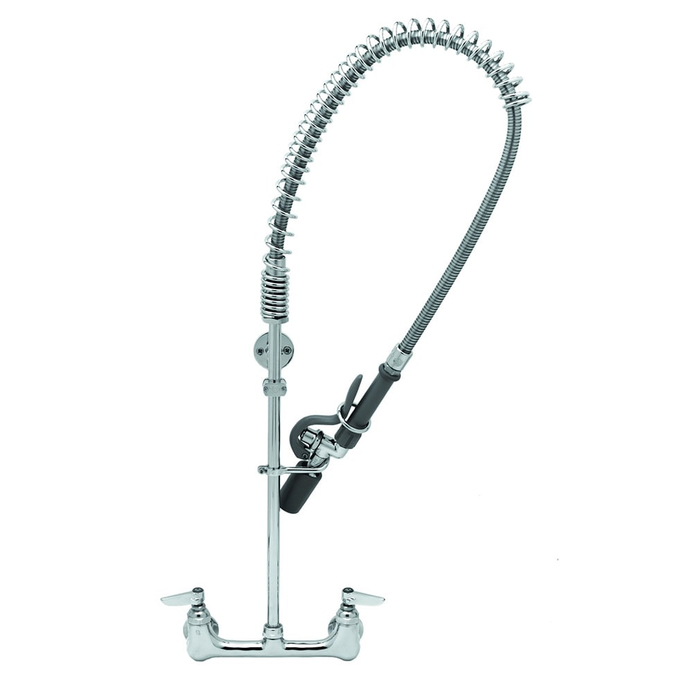064-B0133BC Wall Mount Pre Rinse Unit w/ 44" Hose & Lever Handles