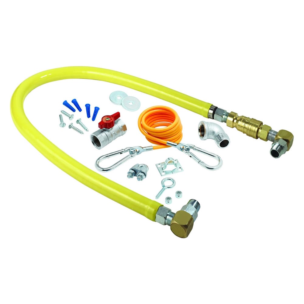 064-HG4D36SK 36" Gas Connector Kit w/ Quick Disconnect, (2) SwiveLink Swivels & (1) 90°...