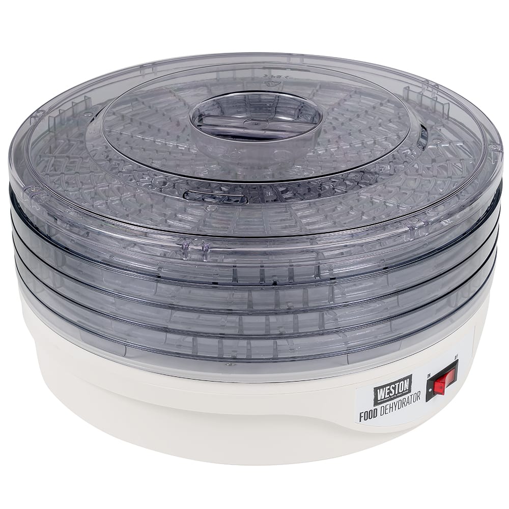 041-750601W 4 Tray Countertop Commercial Dehydrator w/ Solid Door