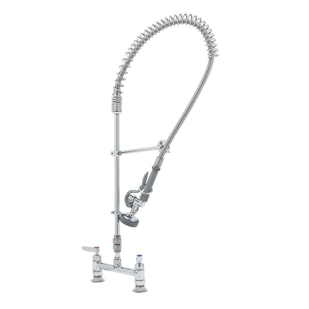 064-B2277CR Deck Mount Pre Rinse Unit w/ 44" Hose & Lever Handles