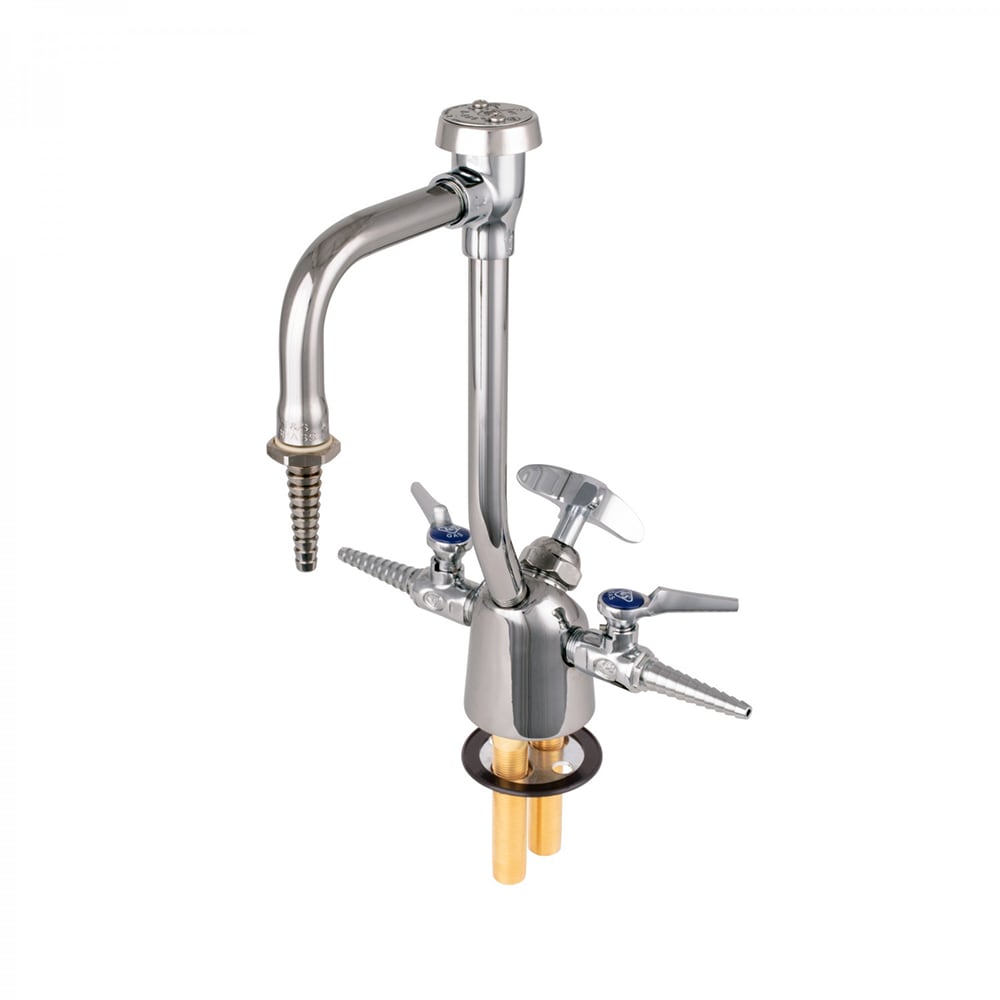 064-BL600502 Deck Mount Lab Gas & Water Turret w/ 6" Faucet
