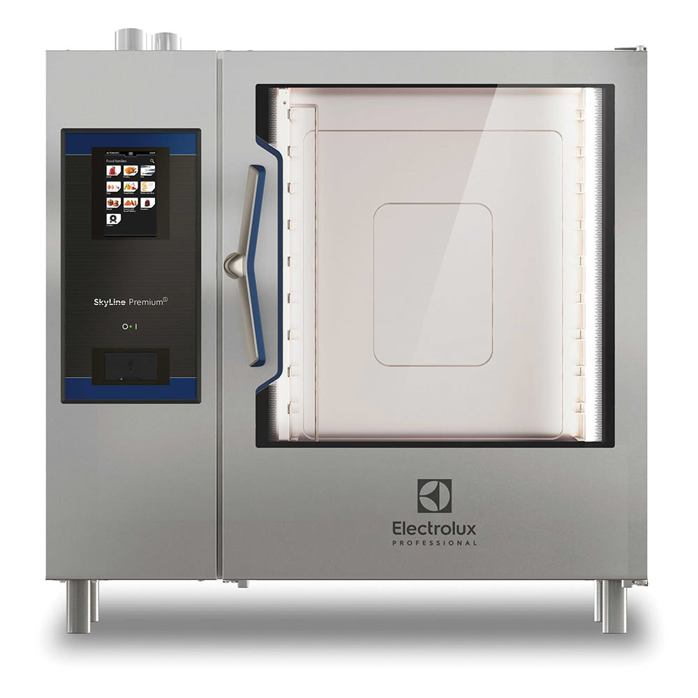 136-219743 Full Size Combi Oven, Boiler Based, 480v/3ph