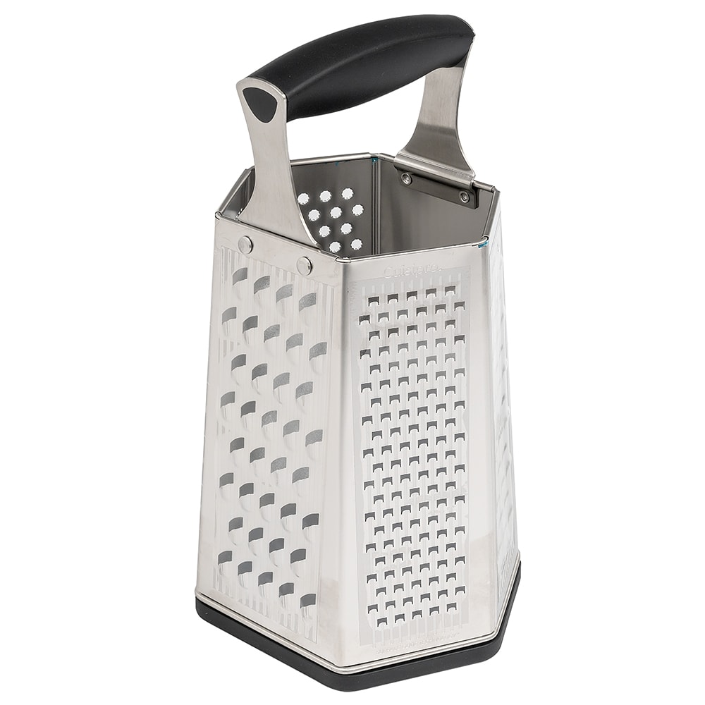 177-746877 6 Sided Box Grater w/ Surface Glide Technology & Ginger Grater