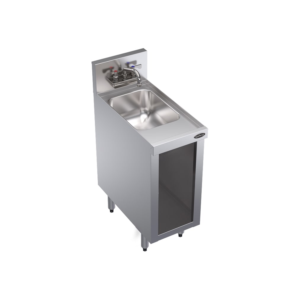381-KR18S12C Under Hand Sink Unit - Open Base, 12" x 24"