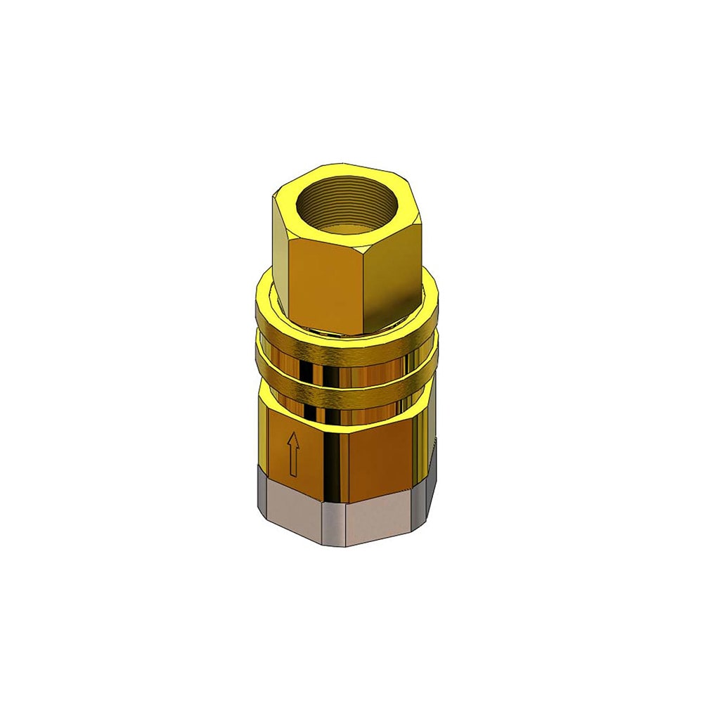 064-AG5F Gas Appliance Connector w/ Quick Disconnect - 1 1/4" NPT Female Threads