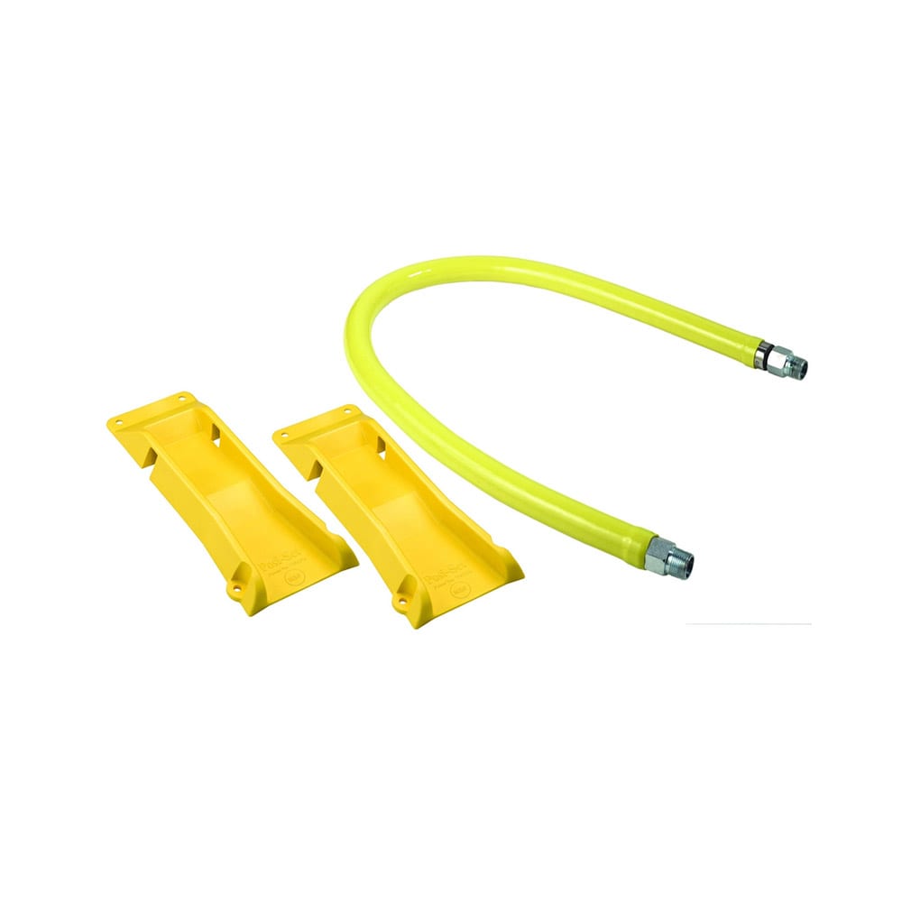 064-HG2E48PS 48" Gas Connector Hose - Stainless Steel, 1" Male/Male Connections