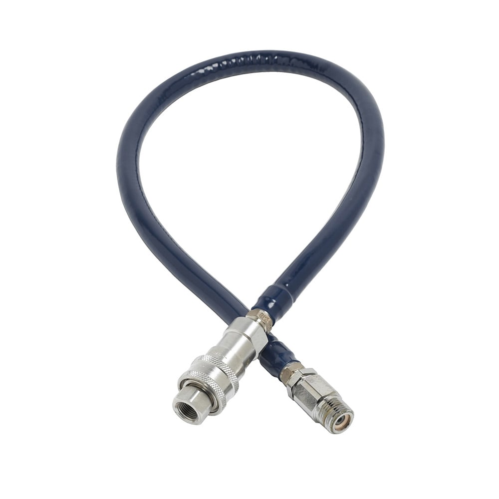 064-HW6D48 48" Water Hose w/ Reverse Quick Disconnect - 3/4" NPT