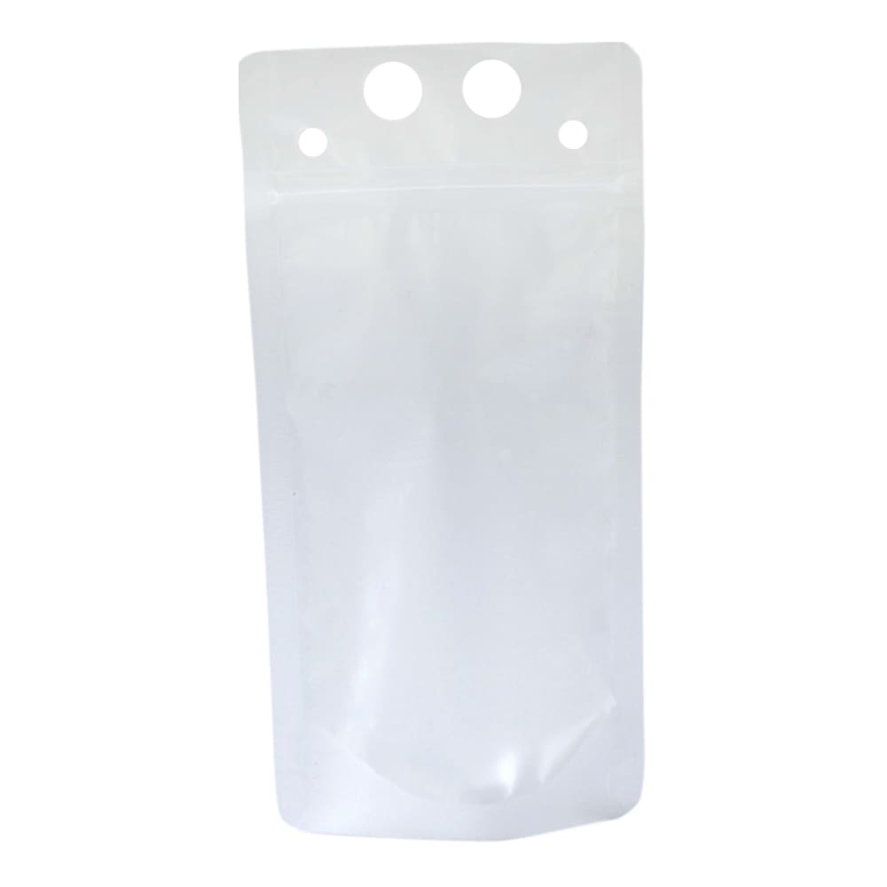 229-10683 32 oz To Go Beverage Pouch - Polyethylene, Clear