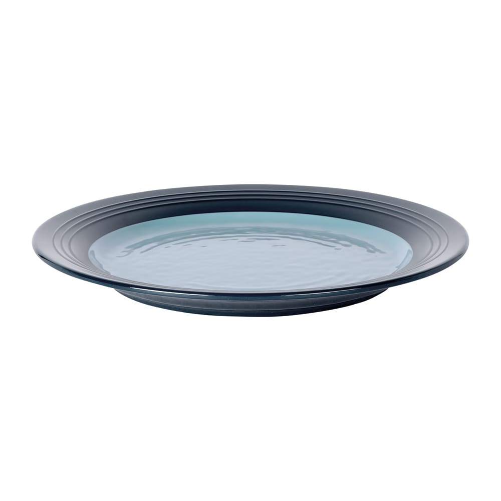 701-D1098GMABYLAP 11" Round Melamine Dinner Plate, Abyss/Lapis