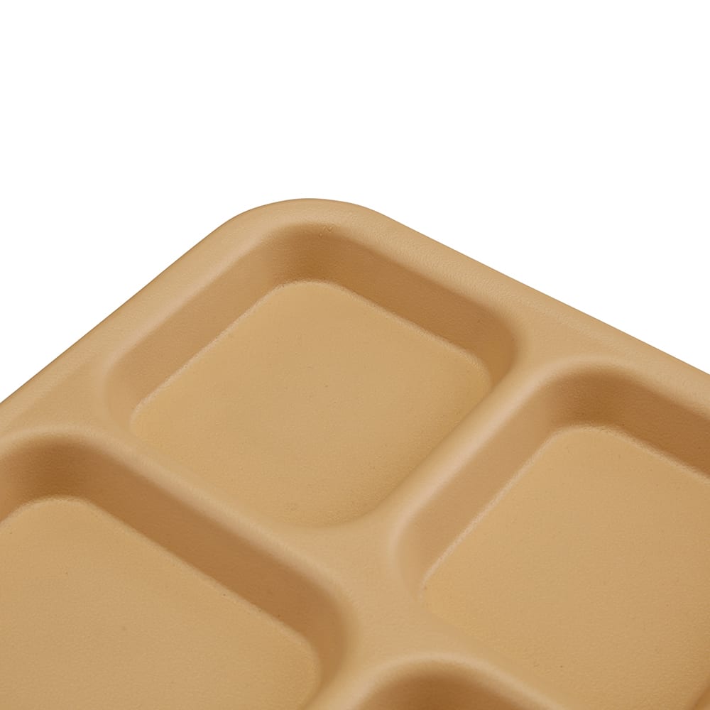 Cambro Penny-Saver Yellow Co-Polymer Compartment Cafeteria Tray