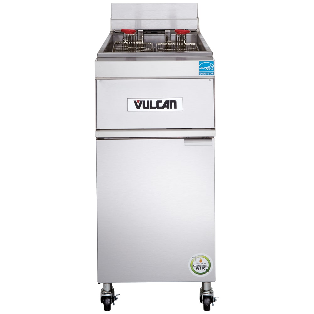 207-1ER50AF Electric Fryer - (1) 50 lb Vat, Floor Model, 208v/3ph