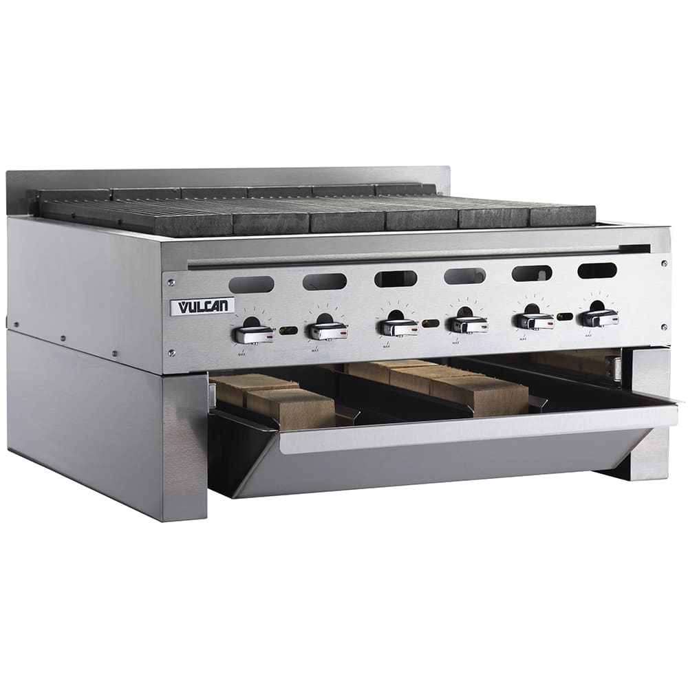 207-VACB36NG 36" Radiant Charbroiler w/ Cast Iron Grates, Natural Gas